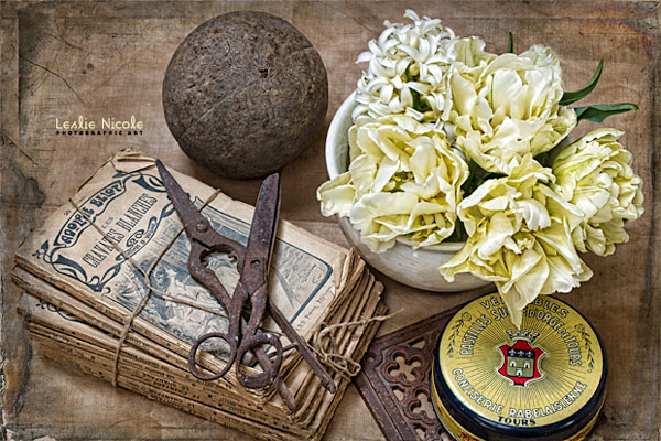 Before & After: Vintage Still Life With Filters and Texture