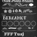A Few Favorite Chalkboard Fonts