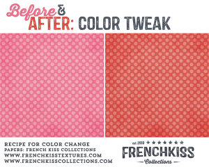 Digital Paper Color Tweak Pink to Red